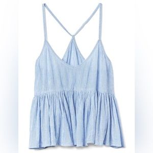 Gap Body Blue and White Stripped Tank - Woman’s Sz XL